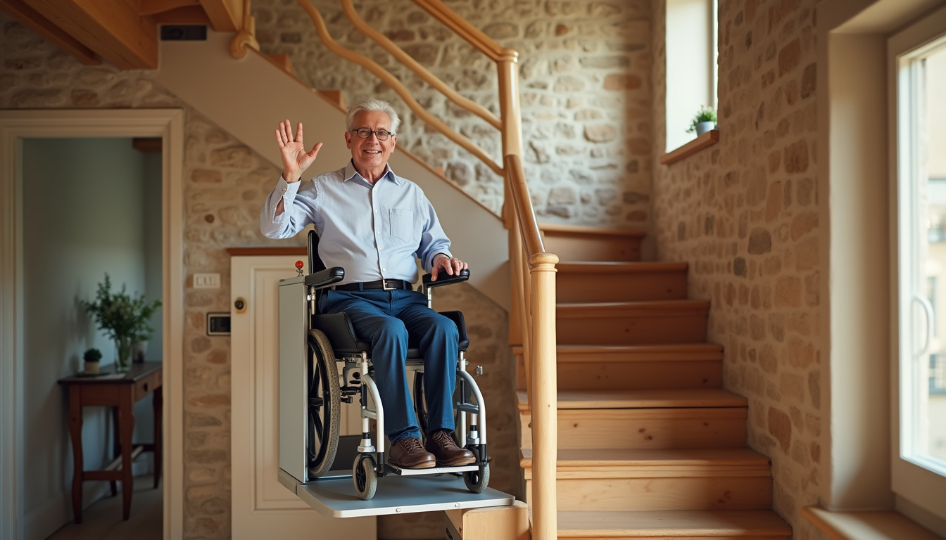 Votre monte-escalier à Villerest : confort et autonomie en 2026