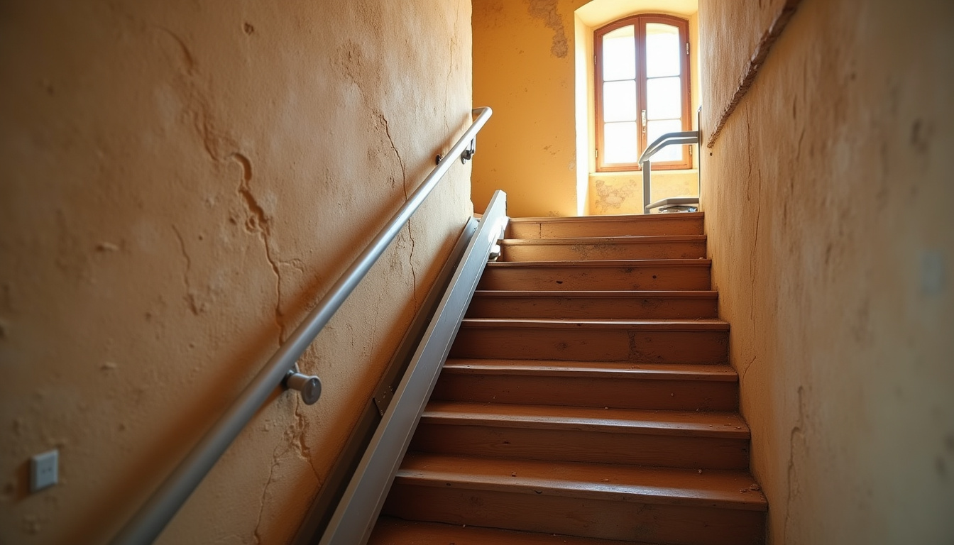 Installer un monte-escalier à Voutezac en 2026 : sécurité et sérénité à la maison