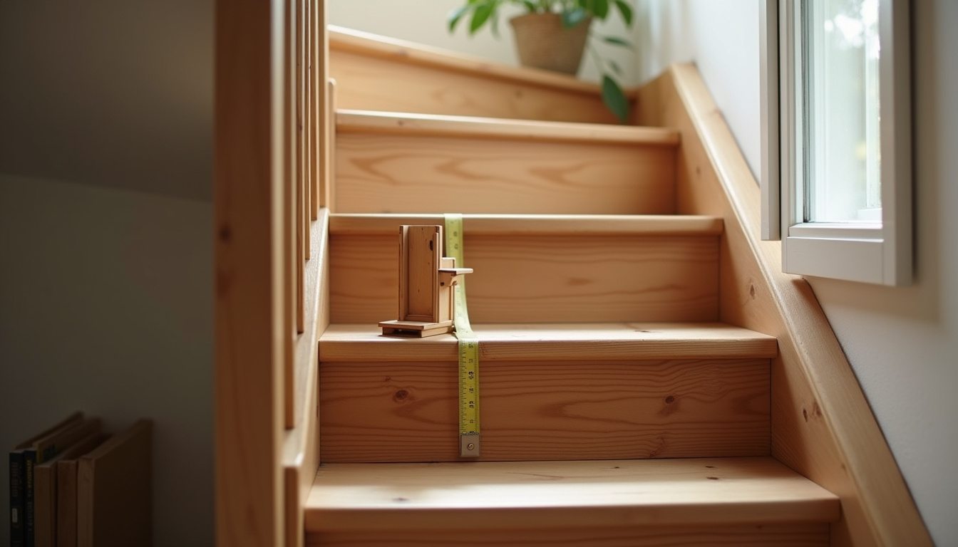 Préparation de l'installation d'un monte-escalier dans une maison à Lons-le-Saunier