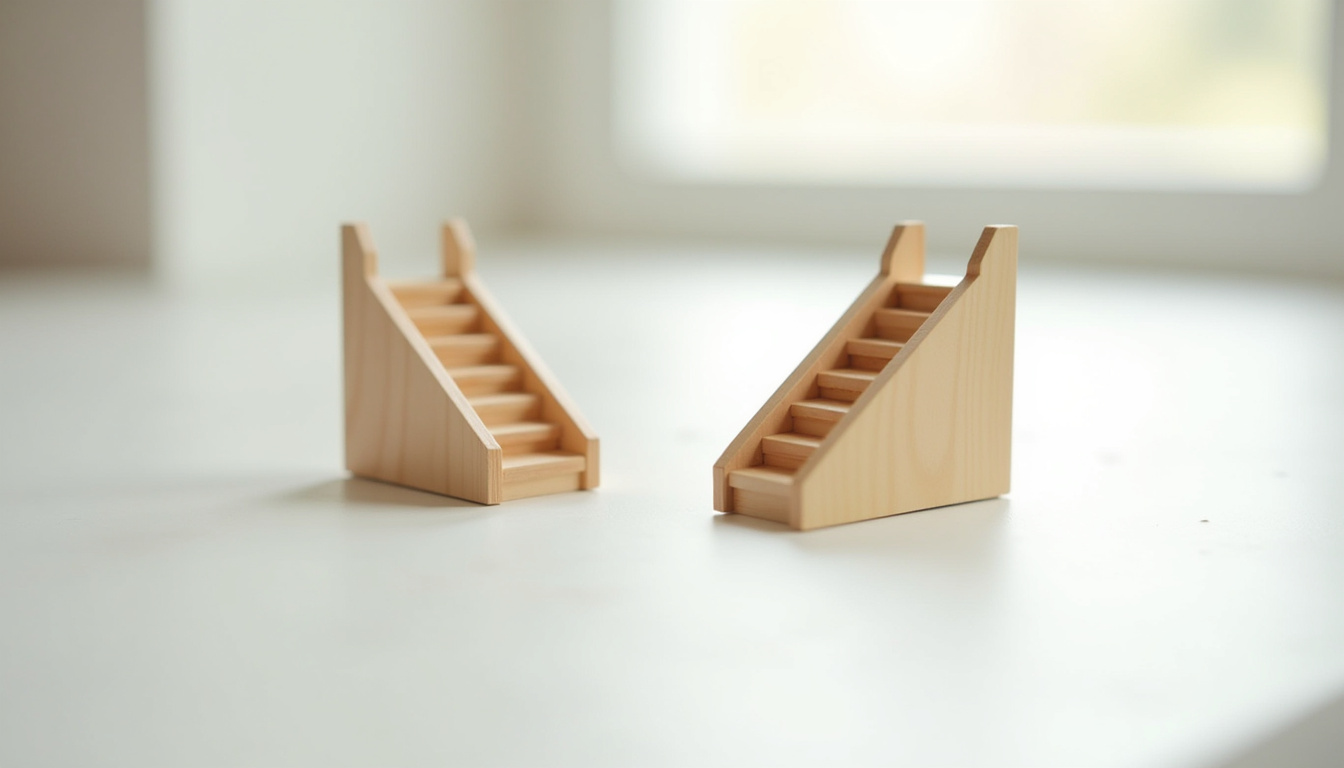 Comparaison entre un monte-escalier droit et un monte-escalier tournant installé dans une maison d'Épagny