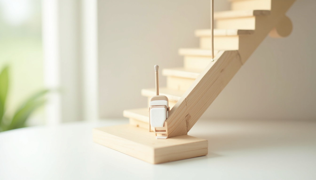Installation d'un monte-escalier dans une maison à Saint-Jean-de-Maurienne