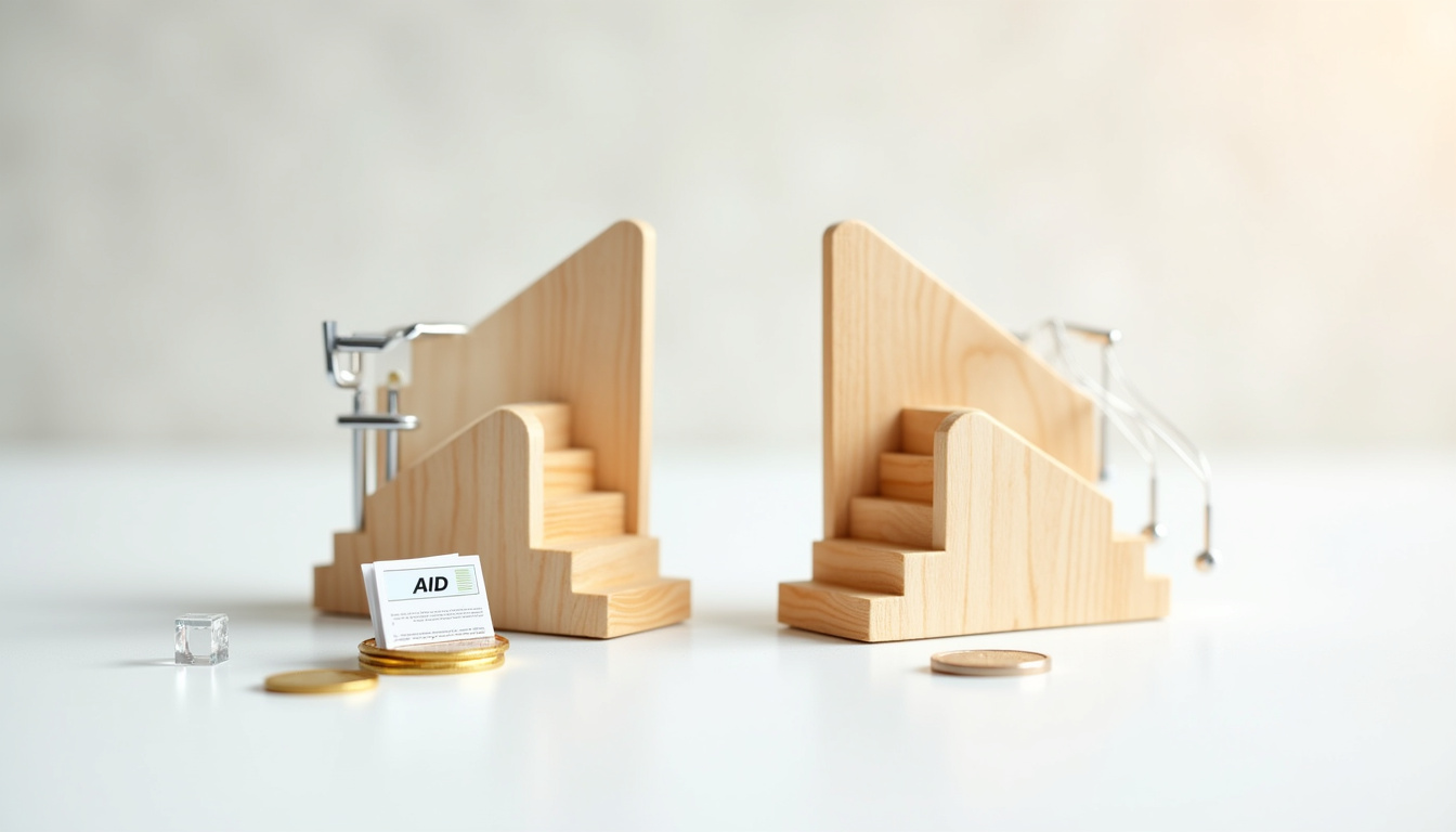 Tableau comparatif des coûts et aides financières pour un monte-escalier à Montbrison